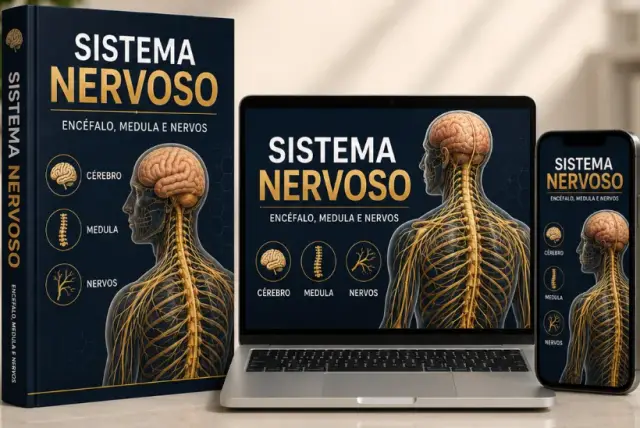 Mockup do bônus: Sistema Nervoso